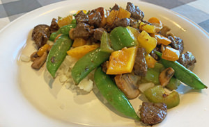 Ginger Beef with Peppers